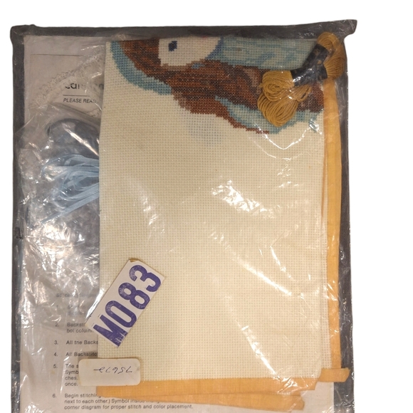 Vtg 1978 Something Special BeBe Jumeau Doll Cross Stitch Candamar Designs 14x18 - Picture 4 of 4